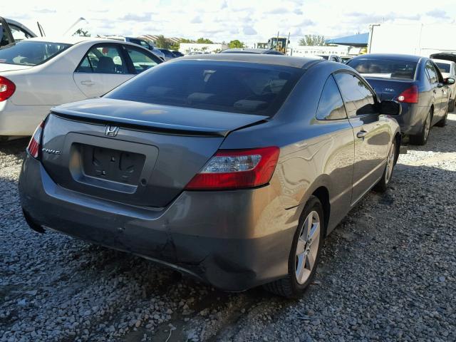 2HGFG12688H560239 - 2008 HONDA CIVIC LX GRAY photo 4