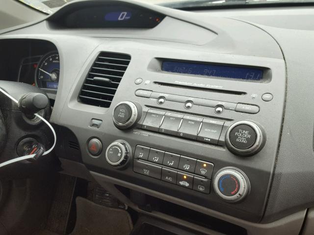 2HGFG1B84AH530596 - 2010 HONDA CIVIC EX Siyah fotoğraf 9