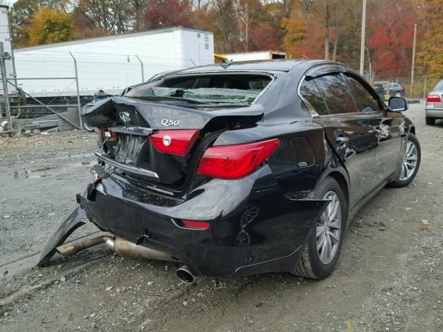 JN1BV7AR5FM407431 - 2015 INFINITI Q50 BASE Negro foto 4
