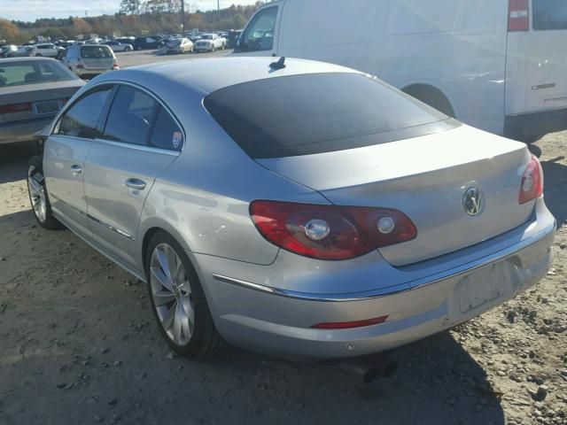 WVWEU73C29E547716 - 2009 VOLKSWAGEN CC SILVER photo 3