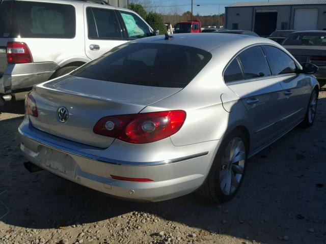 WVWEU73C29E547716 - 2009 VOLKSWAGEN CC SILVER photo 4