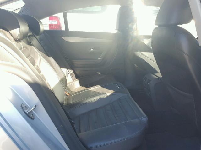 WVWEU73C29E547716 - 2009 VOLKSWAGEN CC SILVER photo 6