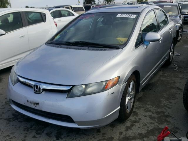 2HGFA16898H303569 - 2008 HONDA CIVIC EX SILVER photo 2