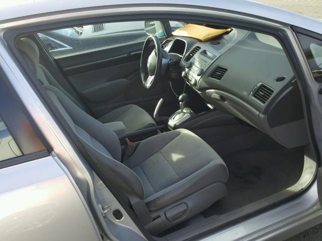 2HGFA16898H303569 - 2008 HONDA CIVIC EX SILVER photo 5