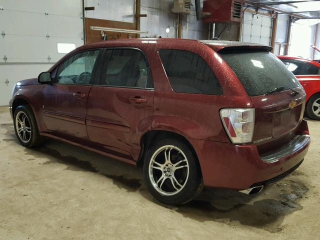 2CNDL037186283542 - 2008 CHEVROLET EQUINOX SP MAROON photo 9