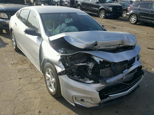 1G1ZB5ST6HF209539 - 2017 CHEVROLET MALIBU LS SILVER photo 1