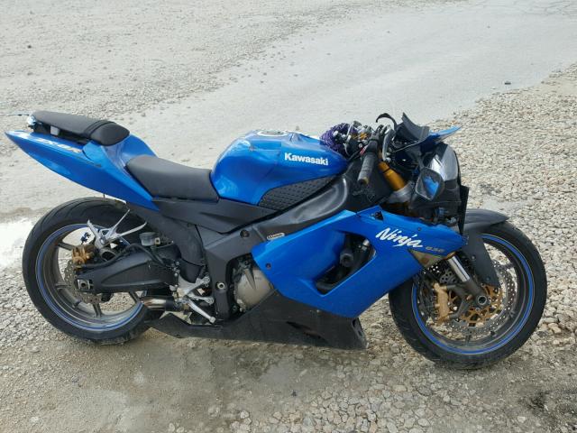 JKBZXJC1X5A013889 - 2005 KAWASAKI ZX636 C1 BLUE photo 9