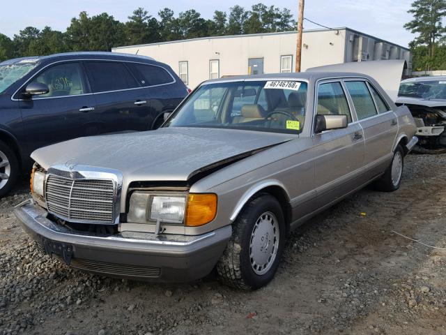 WDBCA25DXJA373414 - 1988 MERCEDES-BENZ 300 SEL TAN photo 2