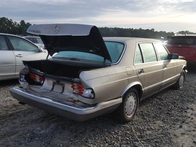 WDBCA25DXJA373414 - 1988 MERCEDES-BENZ 300 SEL TAN photo 4