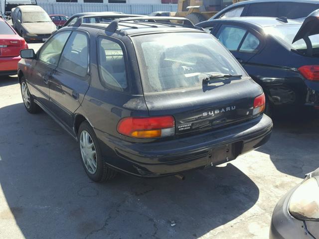 JF1GF4358TG816953 - 1996 SUBARU IMPREZA L BLACK photo 3