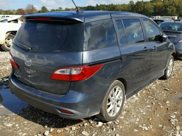 JM1CW2DL4C0127625 - 2012 MAZDA 5 GRAY photo 4