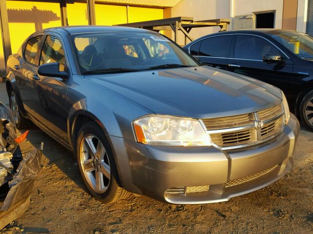 1B3LC56R68N602277 - 2008 DODGE AVENGER GRAY photo 1