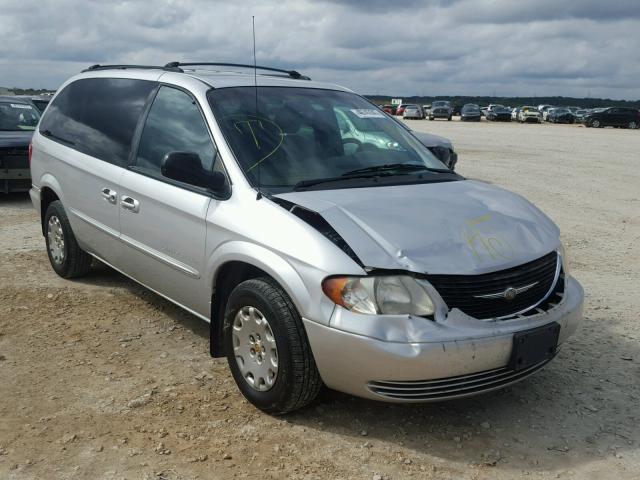 2C4GP44G61R104041 - 2001 CHRYSLER TOWN & COU SILVER photo 1