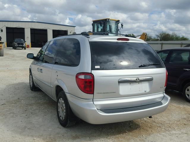 2C4GP44G61R104041 - 2001 CHRYSLER TOWN & COU 银色 照片 3