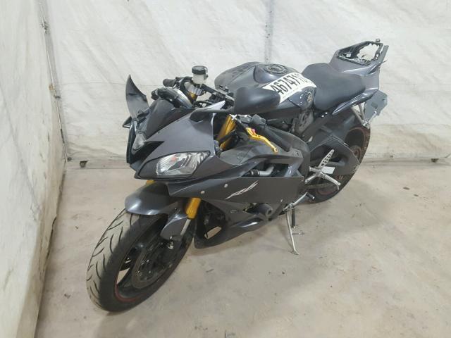 JYARJ12E17A019255 - 2007 YAMAHA YZFR6 L BLACK photo 2