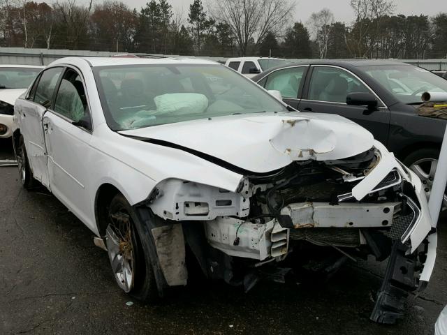 1G1ZC5EB3AF185786 - 2010 CHEVROLET MALIBU 1LT WHITE photo 1