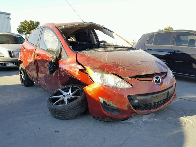 JM1DE1KZ6E0173405 - 2014 MAZDA MAZDA2 SPO RED photo 1