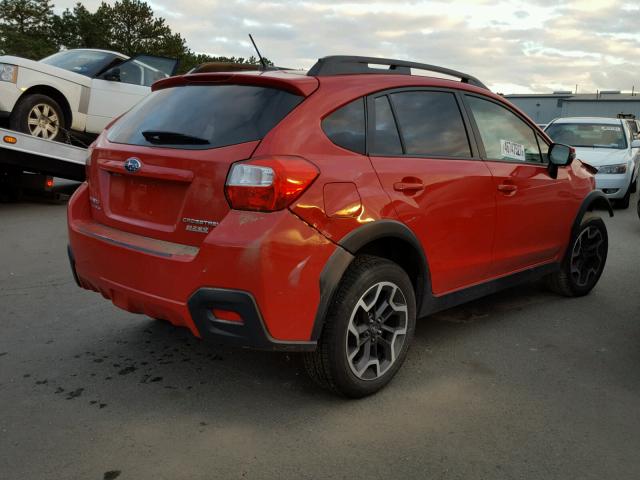 JF2GPABC2G8295302 - 2016 SUBARU CROSSTREK RED photo 4