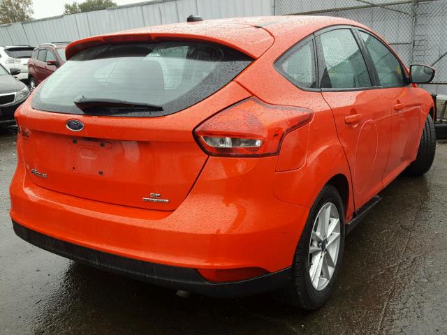 1FADP3K20FL302110 - 2015 FORD FOCUS SE RED photo 4