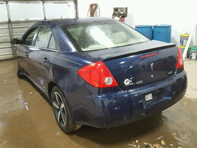 1G2ZG57N784135518 - 2008 PONTIAC G6 BASE BLUE photo 3