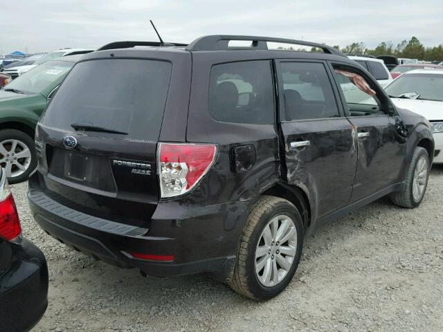 JF2SHADCXDH404170 - 2013 SUBARU FORESTER 2 PURPLE photo 4