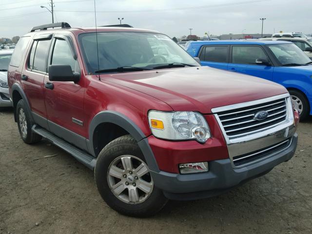 1FMEU73E46UA08996 - 2006 FORD EXPLORER X RED photo 1