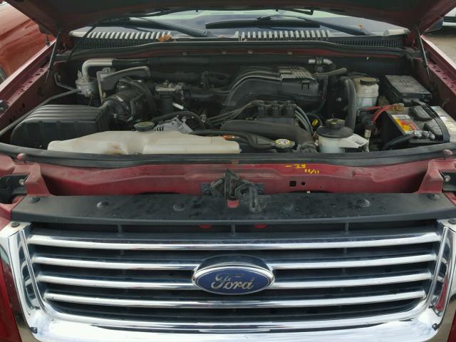 1FMEU73E46UA08996 - 2006 FORD EXPLORER X RED photo 7