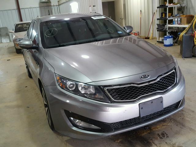 5XXGR4A67CG002815 - 2012 KIA OPTIMA SX GRAY photo 1