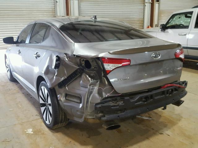 5XXGR4A67CG002815 - 2012 KIA OPTIMA SX GRAY photo 3