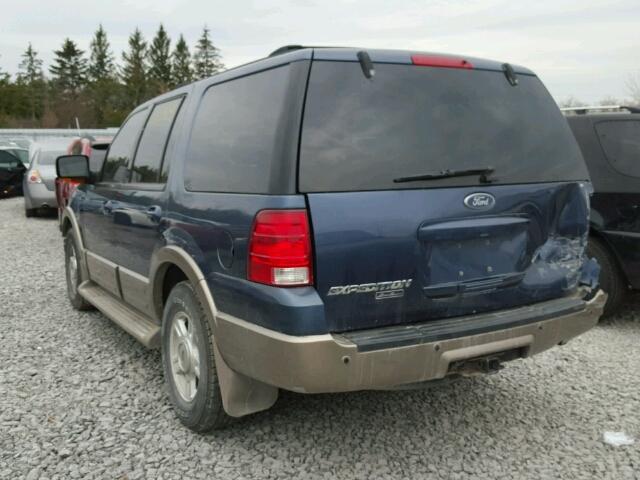 1FMFU18L93LB70536 - 2003 FORD EXPEDITION BLUE photo 3