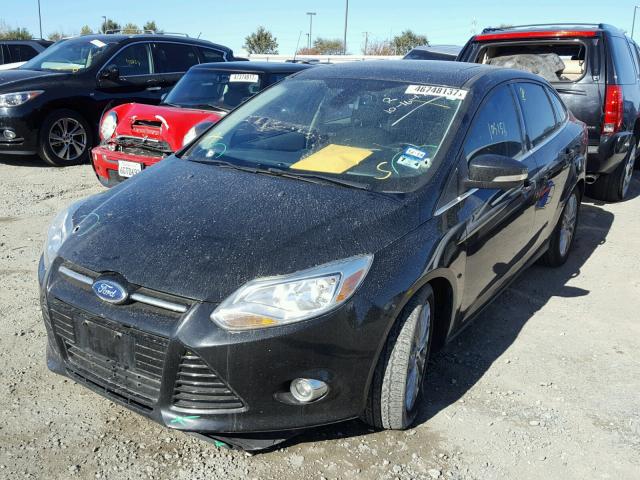 1FAHP3H20CL161883 - 2012 FORD FOCUS SEL BLACK photo 2