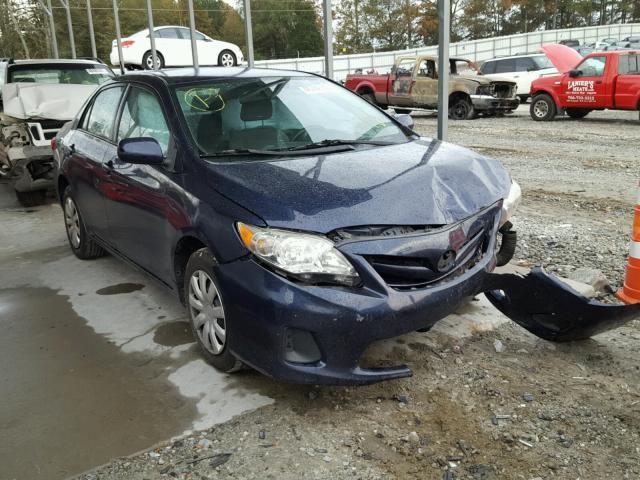 2T1BU4EE4BC544146 - 2011 TOYOTA COROLLA BA BLUE photo 1