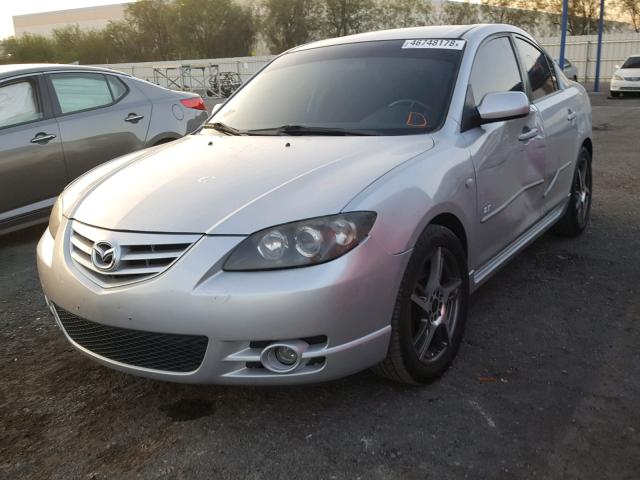 JM1BK323851311558 - 2005 MAZDA 3 S SILVER photo 2