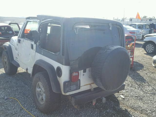 1J4FA39SX6P779236 - 2006 JEEP WRANGLER X WHITE photo 3