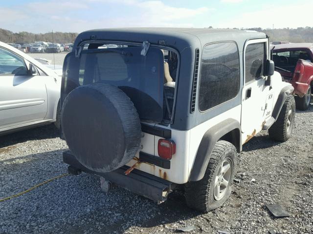 1J4FA39SX6P779236 - 2006 JEEP WRANGLER X WHITE photo 4