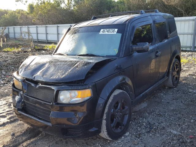 5J6YH18927L014683 - 2007 HONDA ELEMENT SC BLACK photo 2