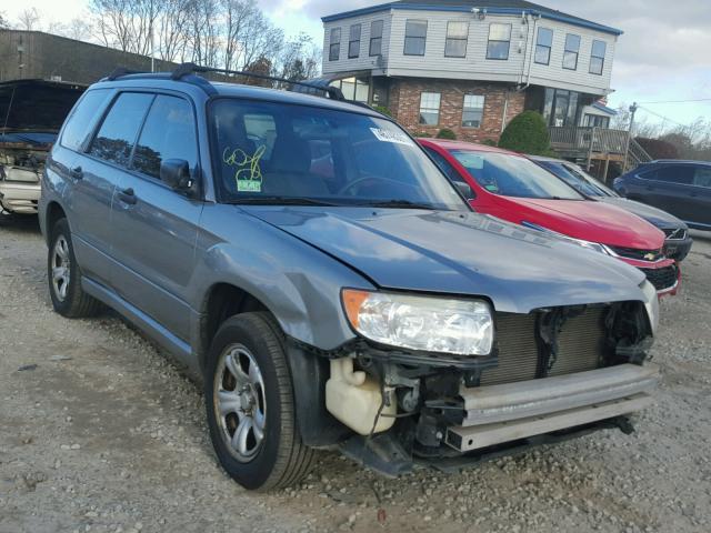 JF1SG63687H747189 - 2007 SUBARU FORESTER 2 SILVER photo 1