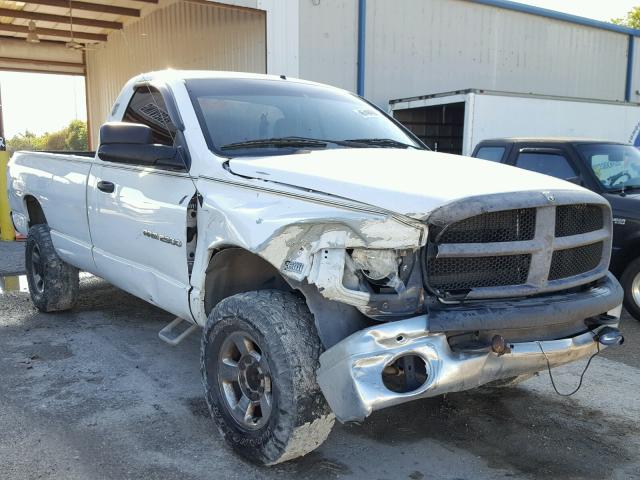 3D7KU26D54G281335 - 2004 DODGE RAM 2500 S თეთრი ფოტო 1