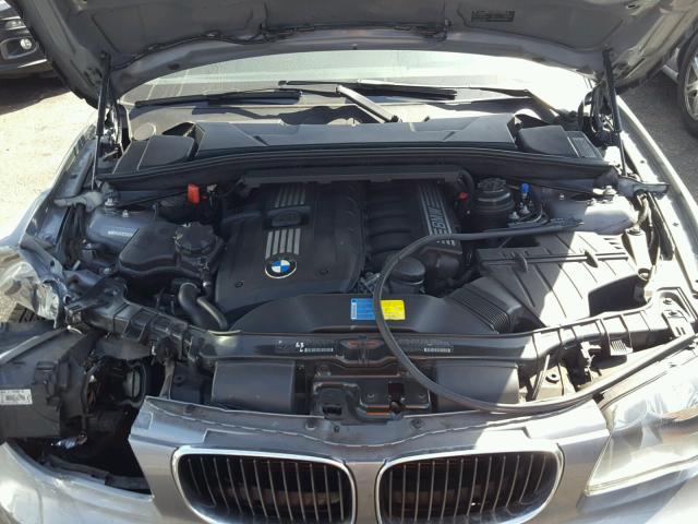 WBAUN1C5XBVH82801 - 2011 BMW 128 I GRAY photo 7