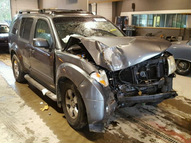 5N1AR18W05C756938 - 2005 NISSAN PATHFINDER GRAY photo 1