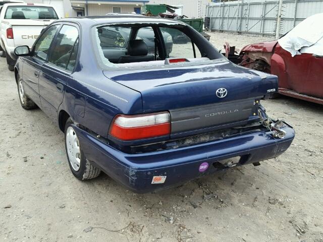 2T1BA02E8VC188441 - 1997 TOYOTA COROLLA BA BLUE photo 3