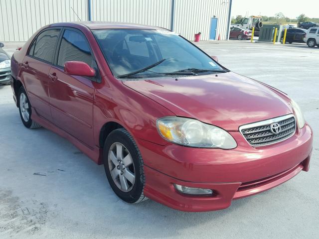 1NXBR32E47Z861625 - 2007 TOYOTA COROLLA RED photo 1