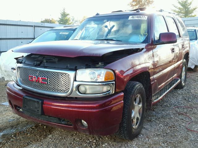 1GKEK63U03J155197 - 2003 GMC YUKON DENA MAROON photo 2