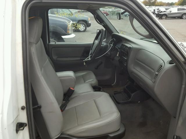 1FTYR10D09PA14910 - 2009 FORD RANGER WHITE photo 5