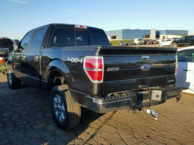 1FTFW1EF0EKF89056 - 2014 FORD F150 SUPER BLACK photo 3