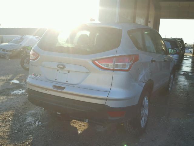 1FMCU0F73DUC71215 - 2013 FORD ESCAPE S SILVER photo 4