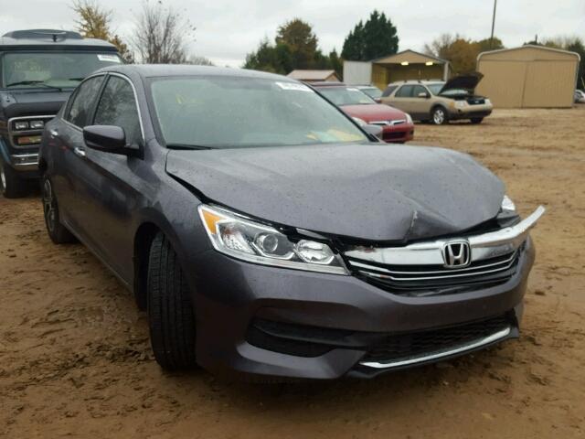 1HGCR2F31HA104519 - 2017 HONDA ACCORD LX GRAY photo 1