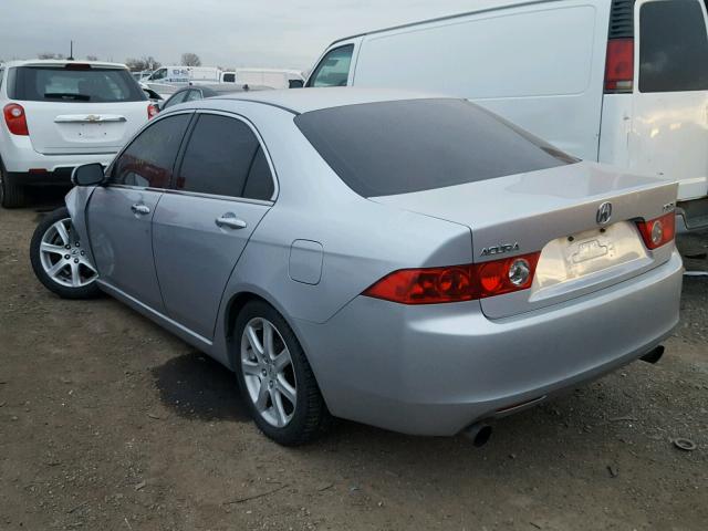 JH4CL95804C025989 - 2004 ACURA TSX SILVER photo 3