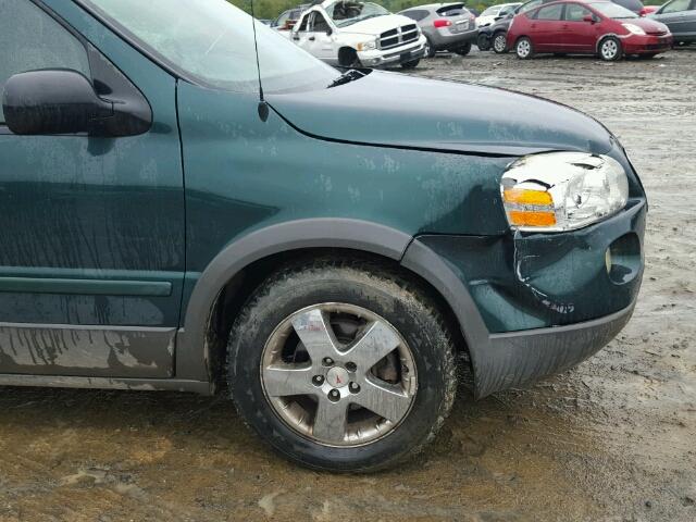 1GMDV33L65D253510 - 2005 PONTIAC MONTANA SV GREEN photo 9