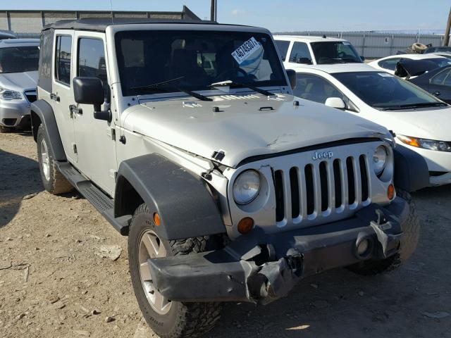 1J4GA39197L123016 - 2007 JEEP WRANGLER X SILVER photo 1